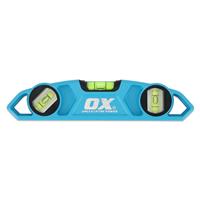 OX Pro Torpedo Level 230mm / 9" in Cyan Aluminium