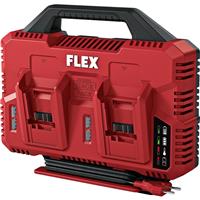 Flex 2 Port Rapid Charger 12/18V in Red