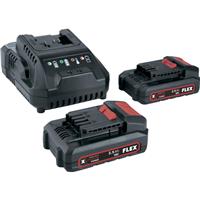 Flex 18V Charger & Battery Kit 2 x 2.5Ah