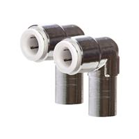 Tower Plumbing Tower Push Fit Radiator Bend 10 x 15mm (Pair) in Chrome