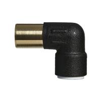 Tower Push Fit Radiator Bend 10 x 15mm in Black