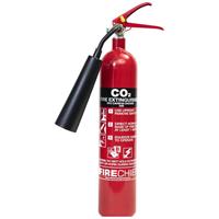 Fire Chief Firechief CXC2S CO2 Fire Extinguisher 2kg in Red Steel