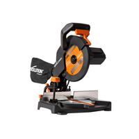 Evolution TSR210CMS 210mm Multi-Material Compound Mitre Saw 240V in Black Plastic