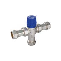 Flume TMV2 & TMV3 Thermostatic Mixing Valve 22mm in Chrome