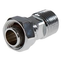 Unbranded Replacement Radiator Valve Tail 1/2" in Chrome