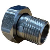 Unbranded Radiator Valve Replacement Tail 3/4" Union x 1/2" in Chrome
