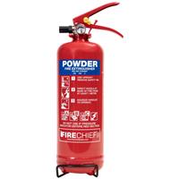 Fire Chief Firechief Powder Fire Extinguisher 2kg in Red
