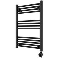 Azur Spirit Electric Towel Radiator 750 x 500mm in Black Aluminium
