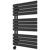 Ximax Bristol Open Electric Designer Towel Radiator 816 x 500mm in Black