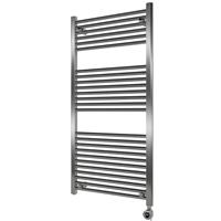 Azur Spirit Electric Towel Radiator 1200 x 600mm in Chrome Aluminium