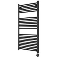 Azur Spirit Electric Towel Radiator 1200 x 600mm in Black Aluminium