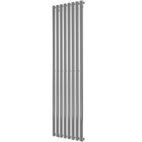 Azur Nero Designer Radiator 1800 x 480mm in Chrome Aluminium