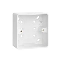 Honeywell MK Logic Plus PVC Box 1 Gang 32mm in White