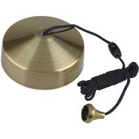 Wessex Electrical Wessex Ceiling Pull Cord Switch Antique in Brass Steel