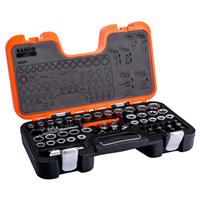 Bahco Pass Through Socket Set 53 Piece in Chrome