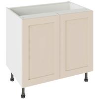 Kitchen Kit Flatpack Shaker Kitchen Cabinet Base Unit Matt 900mm in Cashmere