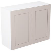 Kitchen Kit Flatpack Shaker Kitchen Cabinet Wall Unit Matt 900mm in Light Grey