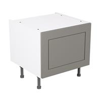 Kitchen Kit Flatpack Shaker Kitchen Cabinet Belfast Sink Base Unit Matt 600mm in Dust Grey
