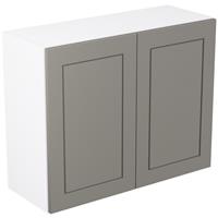 Kitchen Kit Flatpack Shaker Kitchen Cabinet Wall Unit Matt 900mm in Dust Grey