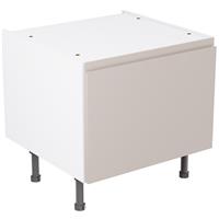 Kitchen Kit Flatpack J-Pull Kitchen Cabinet Belfast Sink Base Unit Matt 600mm in Light Grey