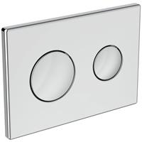 Ideal Standard Conceala 3 Plate Dual Flush Plate in Chrome Steel