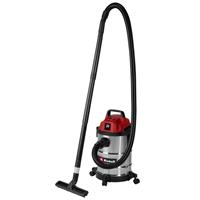 Einhell 20L 900W Wet & Dry Vacuum Cleaner 230V in Red/Chrome/Black Plastic