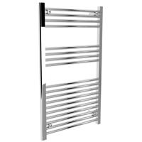 Flume Flat Ladder Towel Radiator 1000mm x 600mm 1238 BTU in Chrome