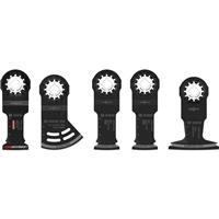 Bosch Starlock Electrician & Drywall Multi Tool Blade Set (5 Piece) in Black