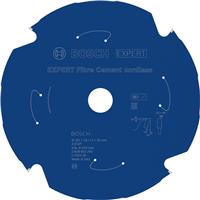 Bosch EXPERT Cordless Fibre Cement Circular Saw Blade 165 x 20 x 4T in Blue