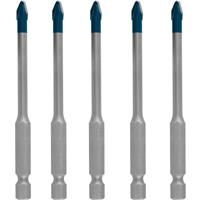 Bosch EXPERT HEX-9 Hard Ceramic Tile Drill Bit 5 x 90mm (5 Pack) in Silver