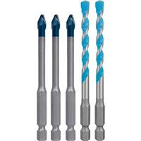 Bosch EXPERT HEX-9 Hard Ceramic & Masonry Drill Bit Set 6mm (5 Piece) in Silver