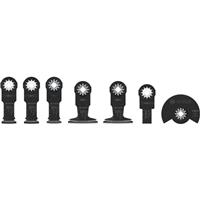 Bosch Starlock Wood Multi-Tool Blade Set 7 Piece in Black