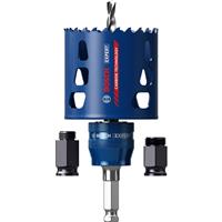 Bosch EXPERT Tough Material Holesaw Starter Kit 51mm in Blue Plastic