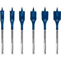 Bosch EXPERT Self Cut Speed Spade Bit Set (6 Piece) in Blue