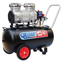 SIP QT Air DD Ultra Low Noise Oil-Free Direct Drive Compressor 1.5hp 50L in Black