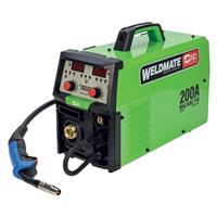 SIP Weldmate Autoplus MIG/ARC/TIG Welder 200A in Green Steel