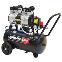 SIP DD Low Noise Oil-Free Direct Drive Compressor 24L 2hp in Black