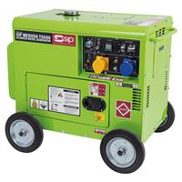 SIP T5500 Silenced Diesel Generator in Green