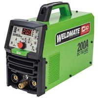 SIP WELDMATE Pro DC TIG/ARC Inverter Welder 200A in Green Stainless Steel