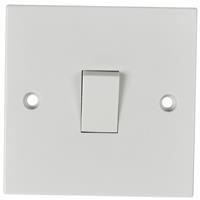 Made4Trade Light Switch 1-Gang Intermediate in White