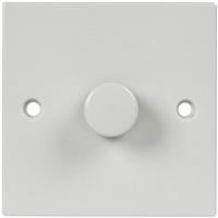 Made4Trade LED Push Dimmer Switch 1 Gang 2 Way in White