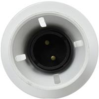 Made4Trade Loop-in Batten Ceiling Rose Straight in White