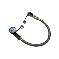 Tesla Remote Filling Loop With Gauge in Grey Brass