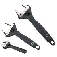 Monument Wide Jaw Wrench Set (3 Piece) in Black Steel