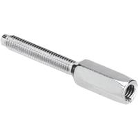 Tower Extension Studs 3.5 x 35mm (10 Pack) in Chrome
