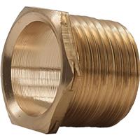 Tower Long Male Brass Bush 20mm in Gold