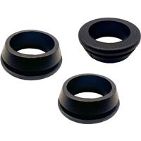 Tower Open Quick Fit Grommet 25mm (100) in Black