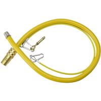 Tesla Quick Release Catering Hose 1000mm x 1/2" Cover in Yellow Steel