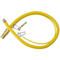 Tesla Quick Release Catering Hose 1000mm x 3/4" Cover in Yellow Steel