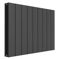 Kudox AluLite Aluminium Radiator 600 x 850mm Textured in Black Steel